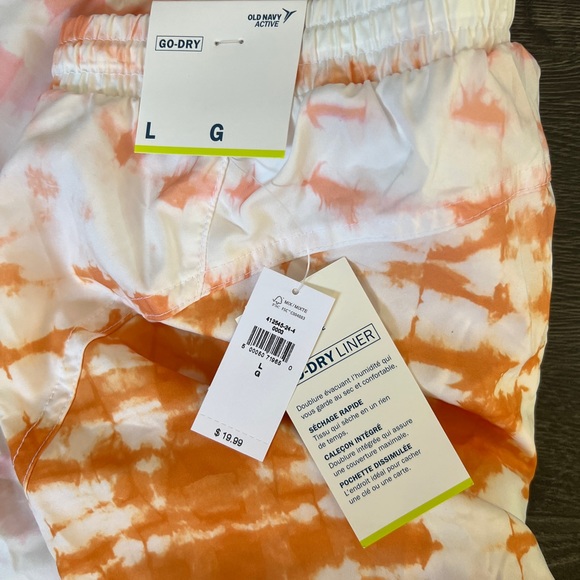 Old Navy Tie Dye Sport Shorts, L - Picture 2 of 2